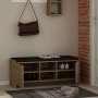HANAH HOME Cipelarnik Zulla Dark Oak - slika 2