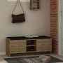 HANAH HOME Cipelarnik Zulla Dark Oak - slika 1