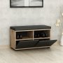 HANAH HOME Cipelarnik Drago Walnut Black - slika 4