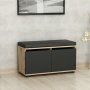 HANAH HOME Cipelarnik Drago Walnut Black - slika 1