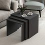 HANAH HOME Set stolova Alya Anthracite - slika 1