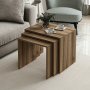HANAH HOME Set stolova Alya Walnut - slika 3