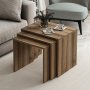 HANAH HOME Set stolova Alya Walnut - slika 1