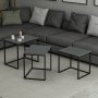 HANAH HOME Set stolova Evia Anthracite - slika 2