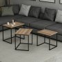 HANAH HOME Set stolova Evia Walnut - slika 2
