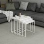HANAH HOME Set stolova Evia White - slika 3