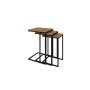 HANAH HOME Set stolova Stoli Black Oud - slika 4