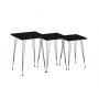 HANAH HOME Set stolova Mali Black Anthracite - slika 3