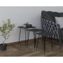 HANAH HOME Set stolova Mali Black Anthracite - slika 1