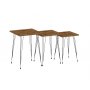HANAH HOME Set stolova Mali Black Oud - slika 3