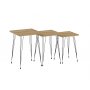 HANAH HOME Set stolova Mali Black Sapphire Oak - slika 1