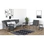 HANAH HOME Set stolova Sali Black Anthracite - slika 2