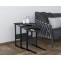 HANAH HOME Set stolova Sali Black Anthracite - slika 1
