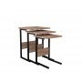 HANAH HOME Set stolova Sali Black Atlantic Pine - slika 3
