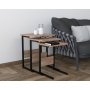 HANAH HOME Set stolova Sali Black Atlantic Pine - slika 1