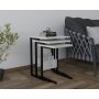 HANAH HOME Set stolova Sali Black Cyrstal - slika 1