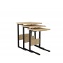 HANAH HOME Set stolova Sali Black Sapphire Oak - slika 2