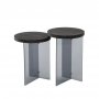 HANAH HOME Set stolova Serenity 2 Anthracite Dark Grey - slika 4