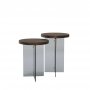 HANAH HOME Set stolova Serenity 2 Walnut Dark Grey - slika 3