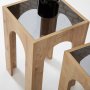 HANAH HOME Set stolova Seine 2 Dark Grey Oak - slika 5