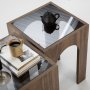 HANAH HOME Set stolova Seine 2 Walnut Dark Grey - slika 4
