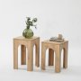 HANAH HOME Set stolova Collesium 2 Oak - slika 2