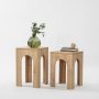 HANAH HOME Set stolova Collesium 2 Oak - slika 1