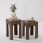 HANAH HOME Set stolova Collesium 2 Walnut - slika 2