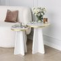 HANAH HOME Set stolova Mushroom 2 Gold White - slika 5