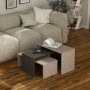 HANAH HOME Set stolova Kanta Light Mocha Anthracite Light Mocha - slika 1
