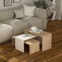 HANAH HOME Set stolova Kanta Oak White Oak - slika 1