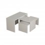 HANAH HOME Set stolova Kanta White - slika 2