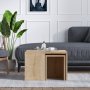 HANAH HOME Set stolova Ortanca Sapphire Oak - slika 1