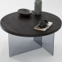 HANAH HOME Sto za dnevnu sobu Serenity Anthracite Dark Grey - slika 3