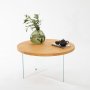 HANAH HOME Sto za dnevnu sobu Serenity Transparent Oak - slika 1