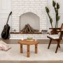 HANAH HOME Sto za dnevnu sobu Ida 70 Chesnut - slika 2