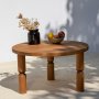 HANAH HOME Sto za dnevnu sobu Ida 70 Chesnut - slika 3