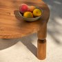 HANAH HOME Sto za dnevnu sobu Ida 70 Chesnut - slika 4