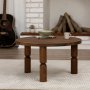 HANAH HOME Sto za dnevnu sobu Ida 70 Walnut - slika 3