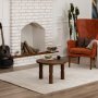 HANAH HOME Sto za dnevnu sobu Ida 60 Walnut - slika 2