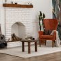 HANAH HOME Sto za dnevnu sobu Ida 60 Walnut - slika 1