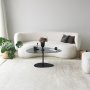 HANAH HOME Sto za dnevnu sobu Porto Dark Grey Black - slika 2