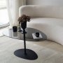 HANAH HOME Sto za dnevnu sobu Porto Dark Grey Black - slika 3