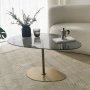 HANAH HOME Sto za dnevnu sobu Porto Dark Grey Gold - slika 4