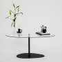 HANAH HOME Sto za dnevnu sobu Porto Transparent Black - slika 5