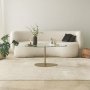 HANAH HOME Sto za dnevnu sobu Porto Transparent Gold - slika 2