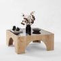 HANAH HOME Sto za dnevnu sobu Seine Dark Grey Oak - slika 3