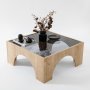 HANAH HOME Sto za dnevnu sobu Seine Dark Grey Oak - slika 4