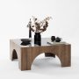 HANAH HOME Sto za dnevnu sobu Seine Walnut Dark Grey - slika 2
