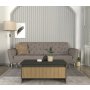 HANAH HOME Sto za dnevnu sobu Poem Anthracite Walnut - slika 1